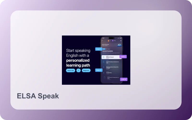 ELSA Speak 发音训练